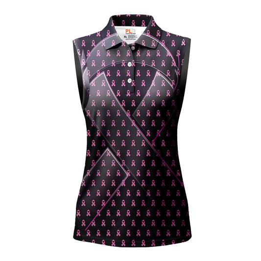 Breast Cancer | Women's Black Sleeveless