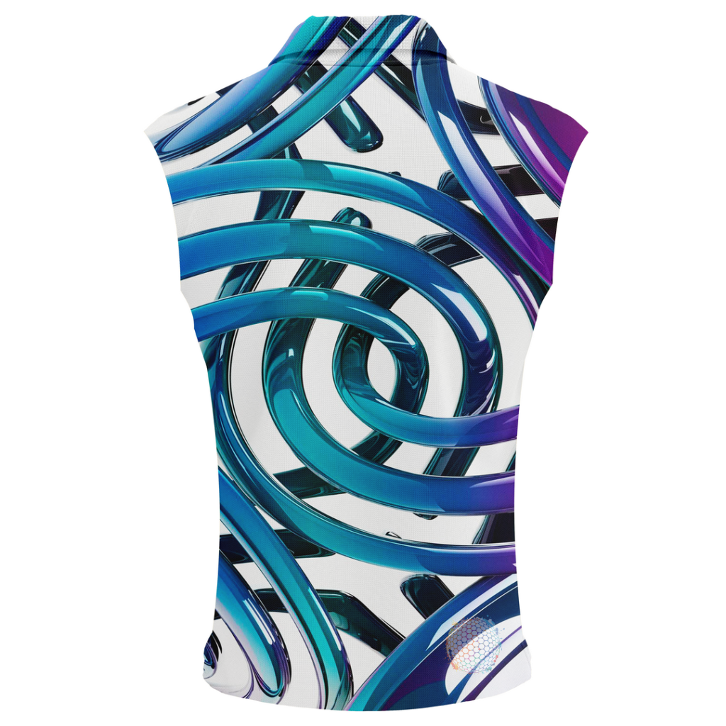 Rings Of Ice | Womens Sleeveless Golf Shirts