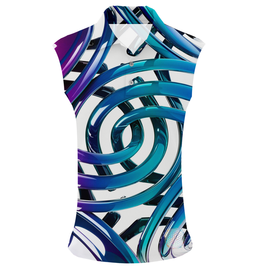 Rings Of Ice | Womens Sleeveless S Golf Shirts