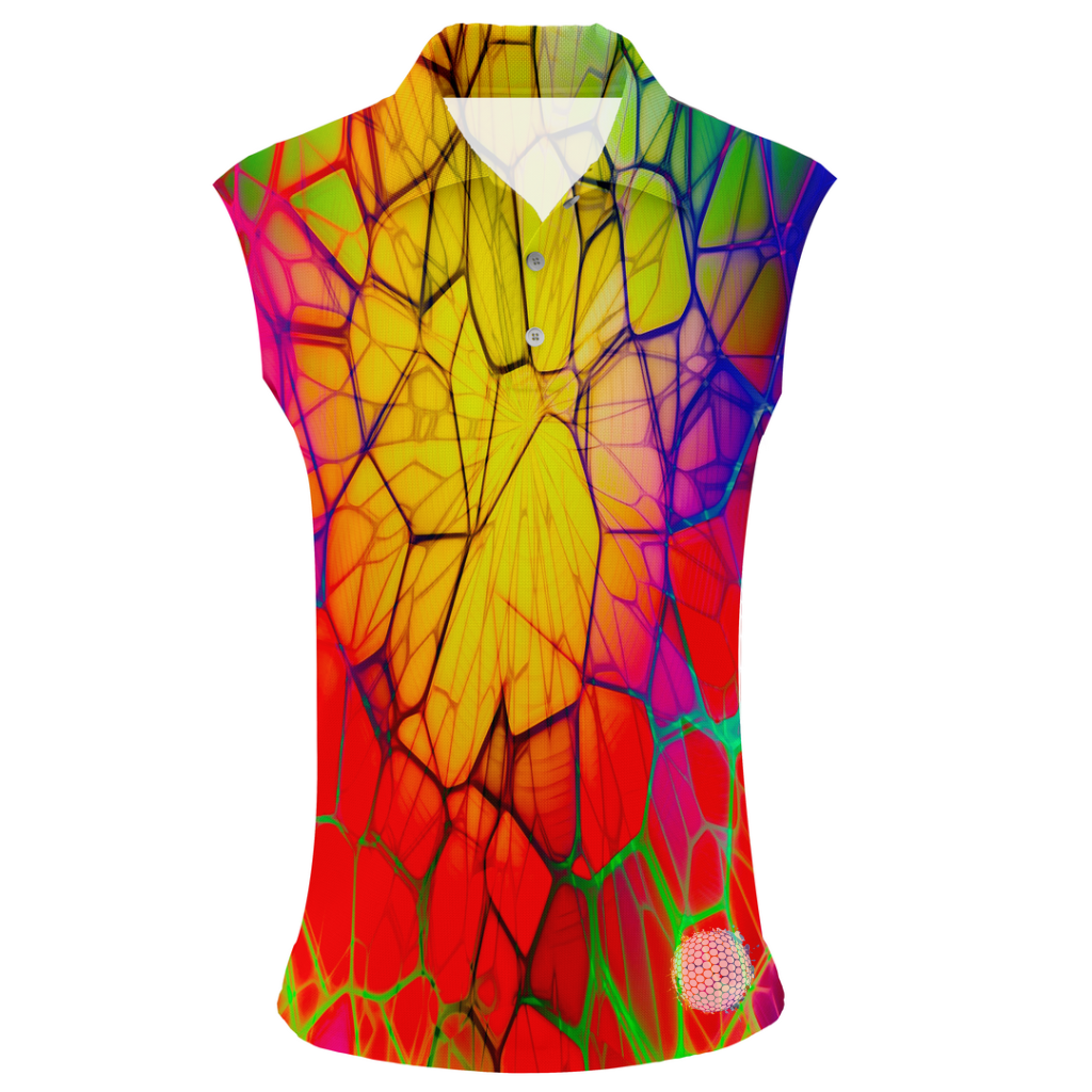 Shattered Seasons | Couples Mens Small Short Sleeve / Womens Sleeveless Golf Shirts