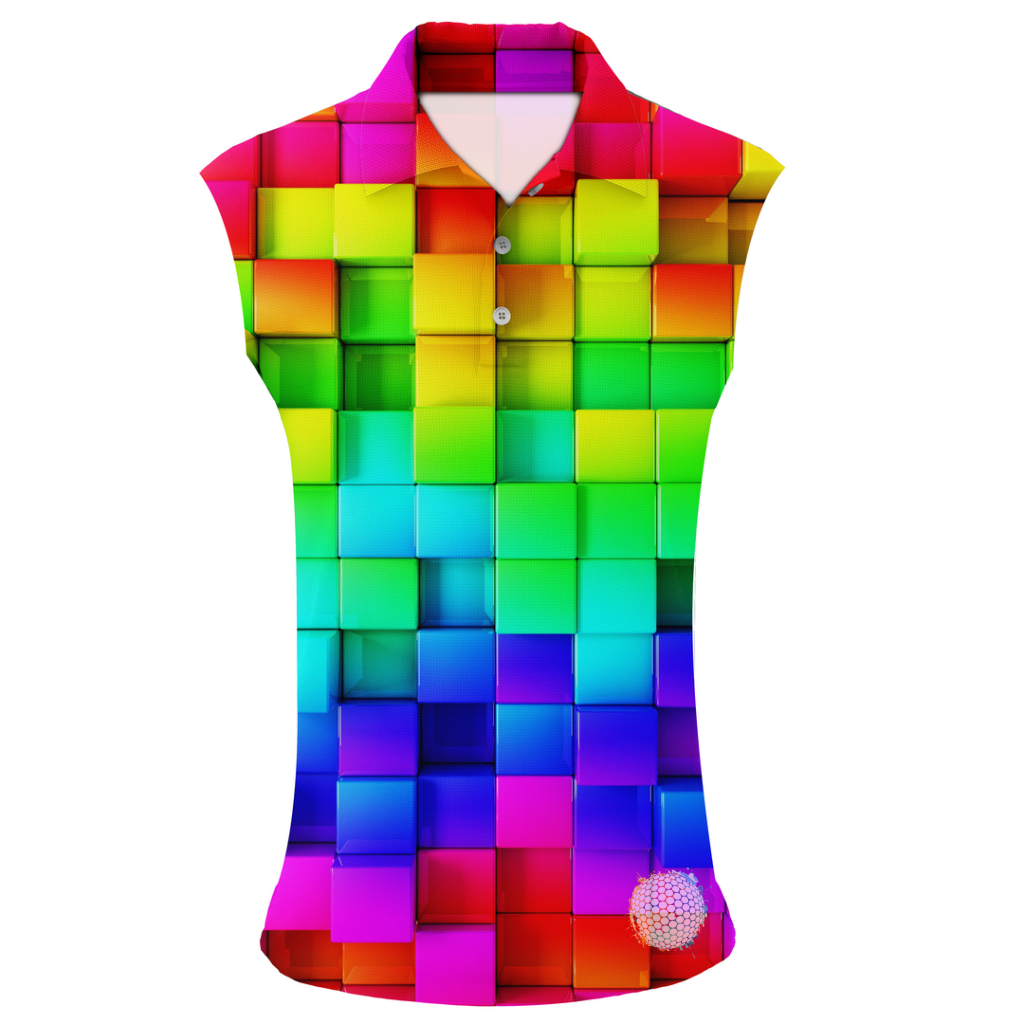 Tetra | Couples Mens Small Short Sleeve / Womens Sleeveless Golf Shirts