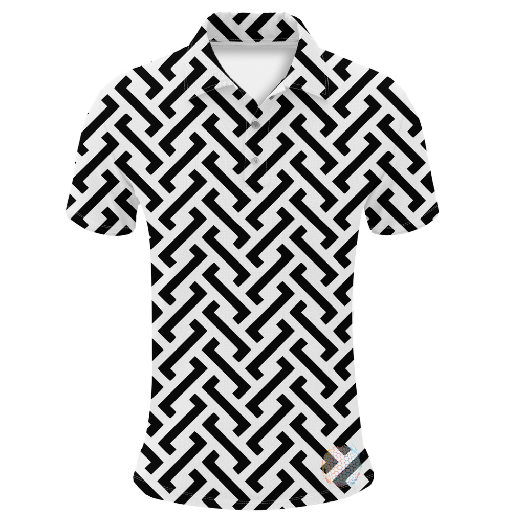 Zipper | Mens White / S Golf Shirts