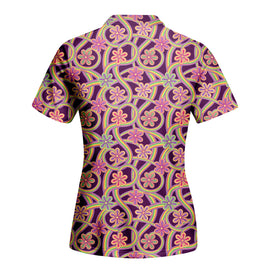 Floral Groove - Girls' Polo