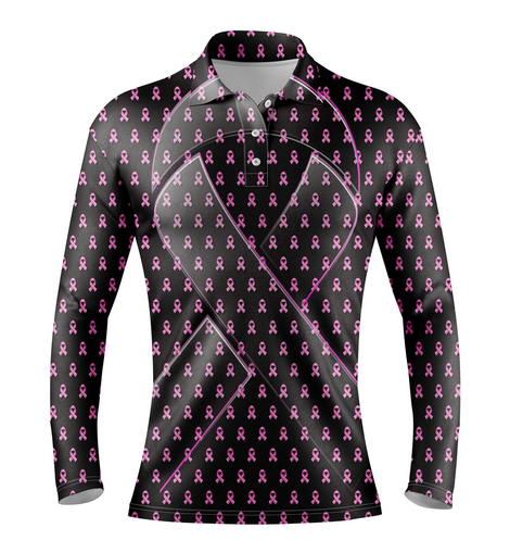 Breast Cancer | Women's Black Long Sleeve