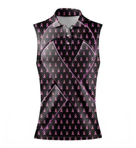 Breast Cancer | Women's Black Sleeveless