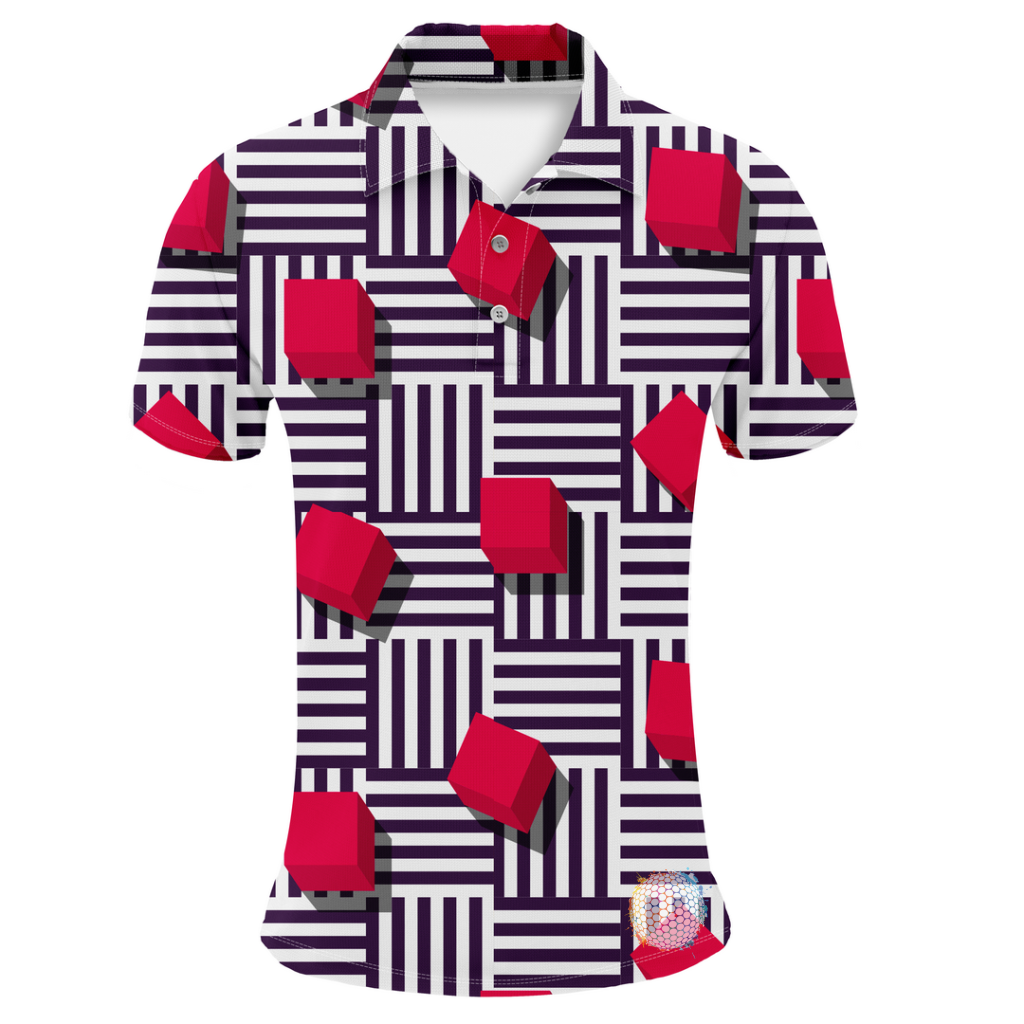 Bauhaus | Couples Mens Small Short Sleeve / Womens Golf Shirts