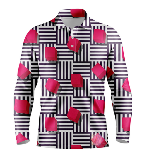 Bauhaus | Mens S / Long Sleeve Golf Shirts