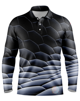 Cobblestone | Mens S / Long Sleeve Golf Shirts