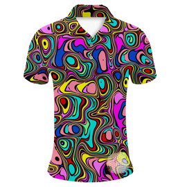 Crazy Puddles | Couples Mens Small Short Sleeve / Womens Golf Shirts