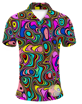 Crazy Puddles | Couples Mens Small Short Sleeve / Womens Golf Shirts