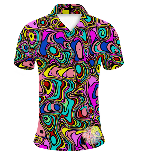 Crazy Puddles | Couples Mens Small Short Sleeve / Womens Golf Shirts