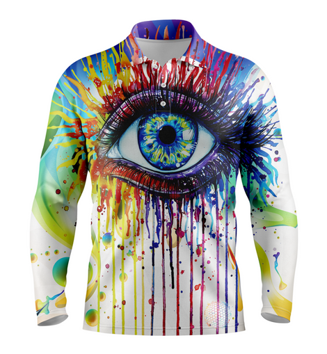 Cyclops | Mens Long Sleeve S / Blue Golf Shirts