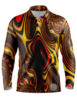 Drippy S / Long Sleeve Mens Golf Shirts