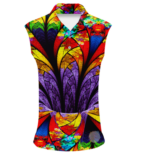 Fall Flowers | Womens Sleeveless S Golf Shirts