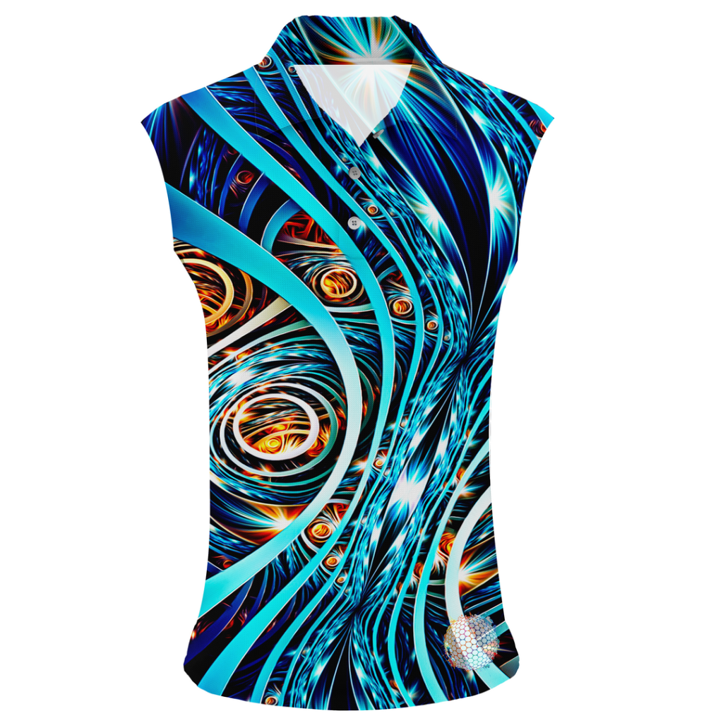 Fired Pistons | Couples Mens Small Short Sleeve / Womens Sleeveless Golf Shirts