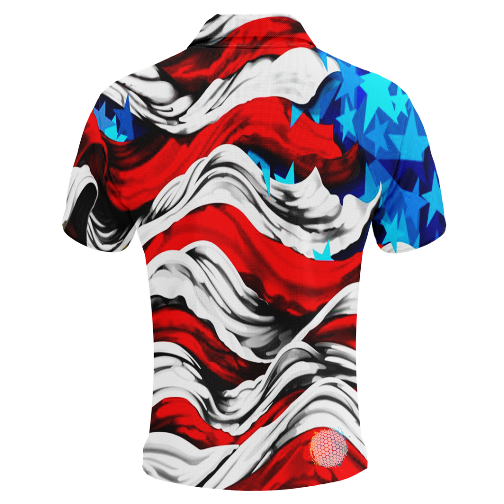 Flag Wave | Couples Golf Shirts