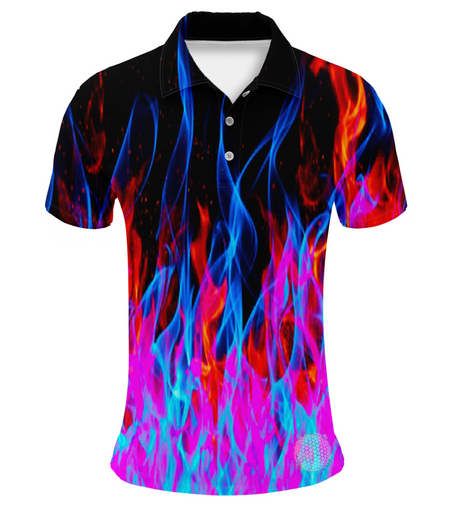 Flame online golf shirt
