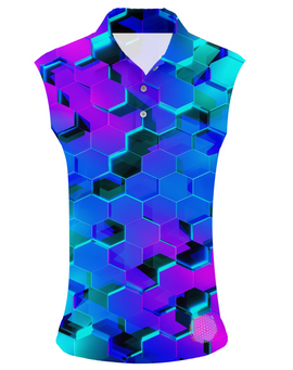 Hex A Gone | Womens Sleeveless S Golf Shirts