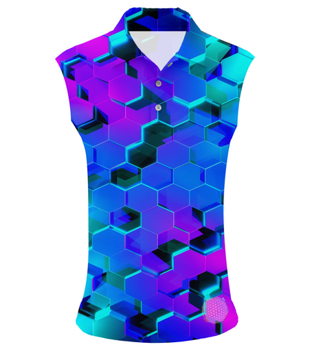 Hex A Gone | Womens Sleeveless S Golf Shirts