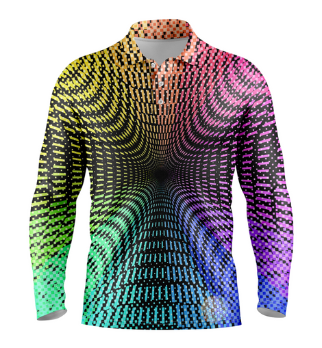 Illusion | Mens Long Sleeve S Golf Shirts