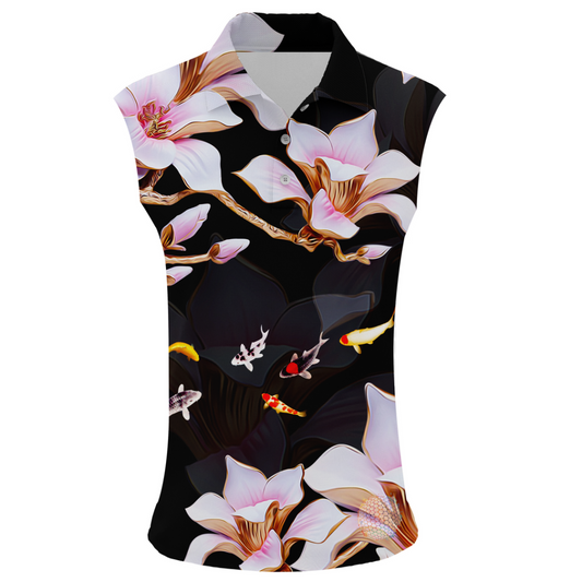 Moi Koi | Womens Sleeveless S Golf Shirts