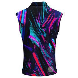 Neon Skies | Womens Sleeveless Golf Shirts