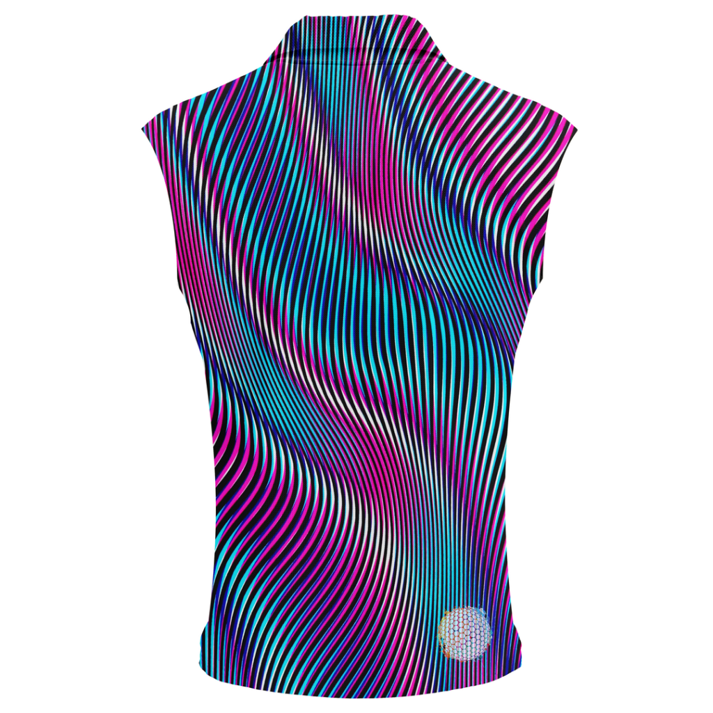 Psychedelic Zebra | Couples Golf Shirts