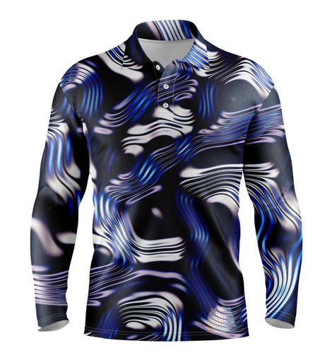 Quartz S / Long Sleeve Mens Golf Shirts