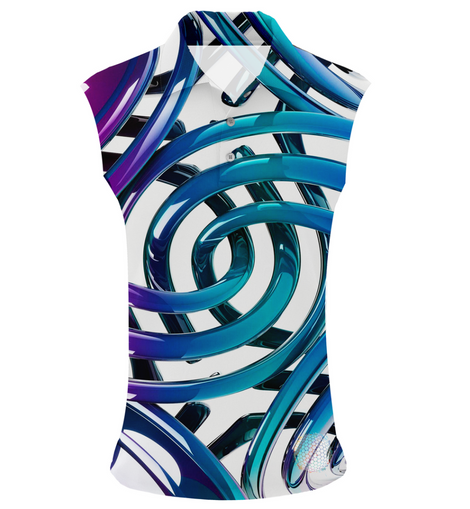 Rings Of Ice | Womens Sleeveless S Golf Shirts