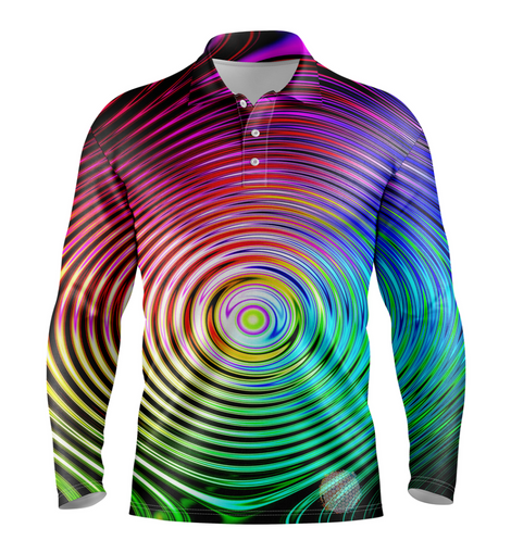 Ripple | Mens Long Sleeve S Golf Shirts