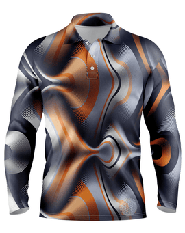 Tangled S / Long Sleeve Mens Golf Shirts