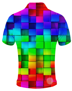 Tetris Mens Golf Shirts