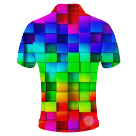 Tetris Mens Golf Shirts