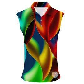 The Ceo | Couples Mens Small Short Sleeve / Womens Sleeveless Golf Shirts