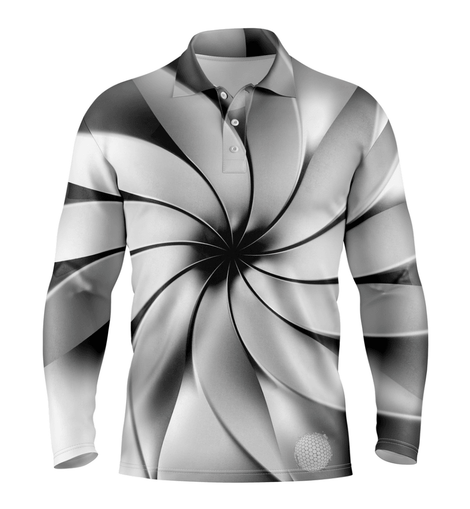 Windmill S / Long Sleeve Mens Golf Shirts