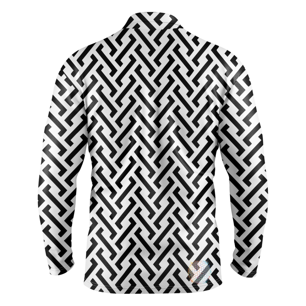 Zipper | Mens Long Sleeve Golf Shirts