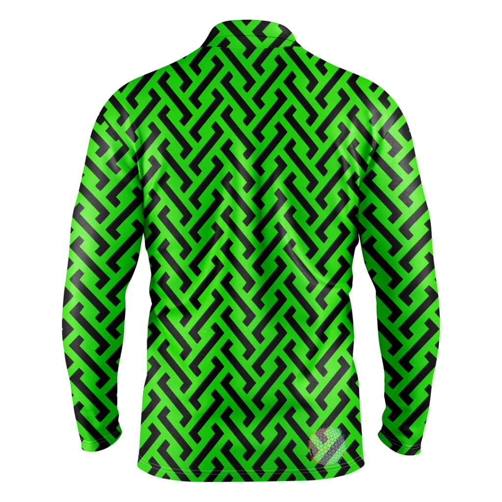 Zipper | Mens Long Sleeve Golf Shirts