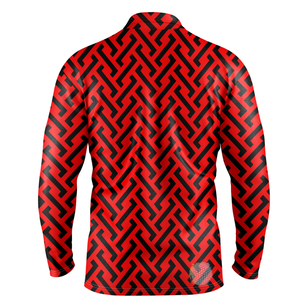 Zipper | Mens Long Sleeve Golf Shirts