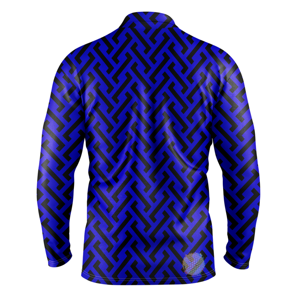 Zipper | Mens Long Sleeve Golf Shirts